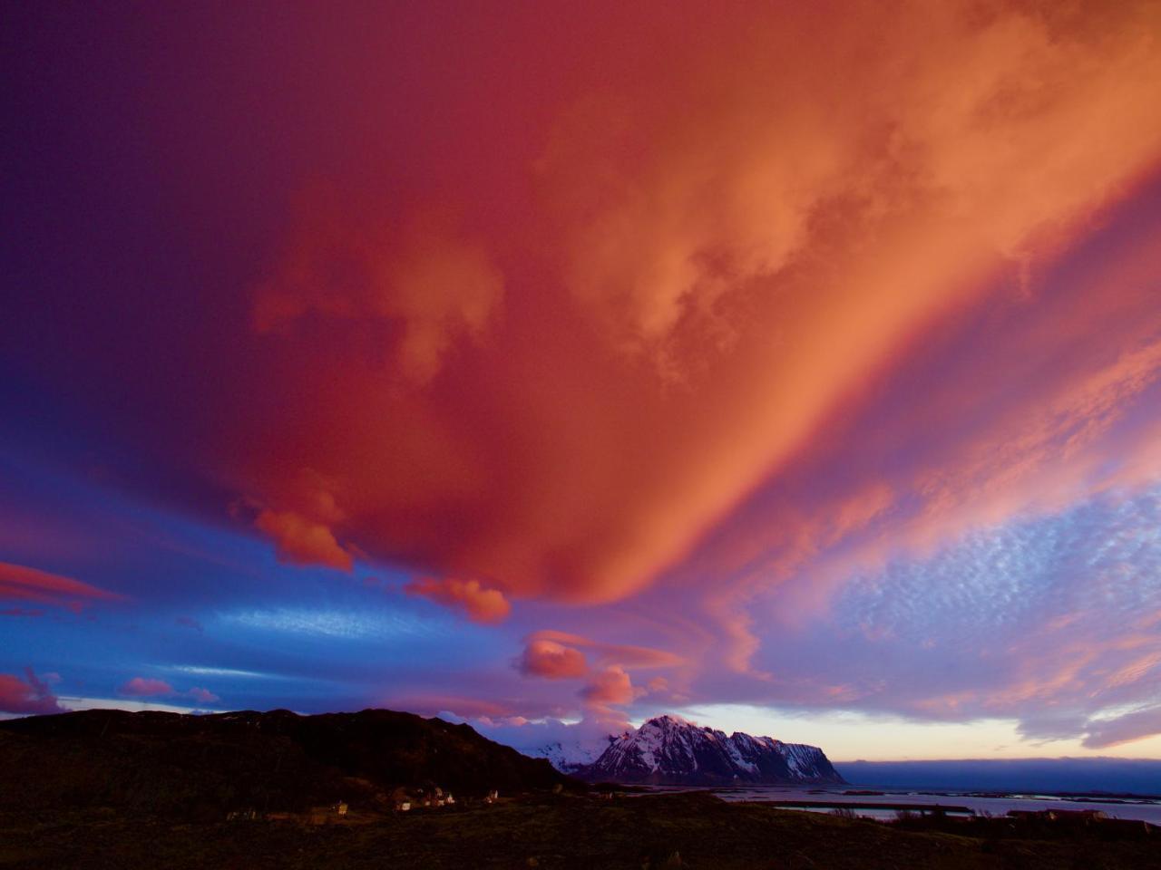 Seaside View Lofoten Bostad Luaran gambar